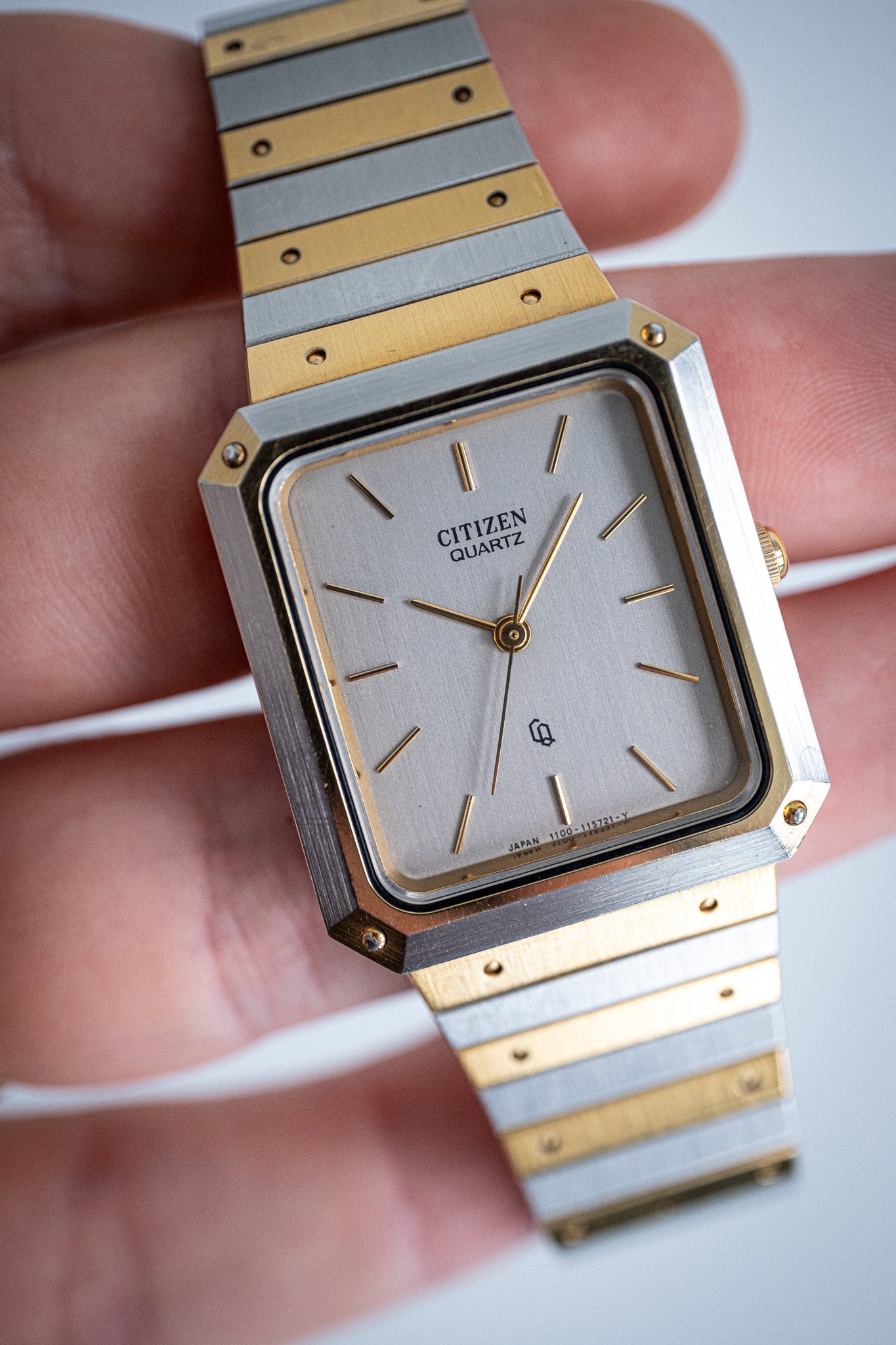 Citizen Tank | Two tone, sharp, angular – Zach's Wrist Shop