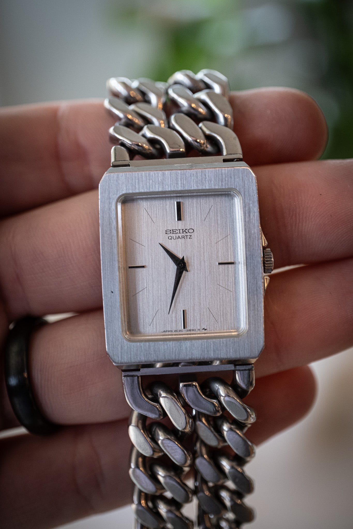 Seiko Double Chain Watch | April 1995, stickerback, super clean