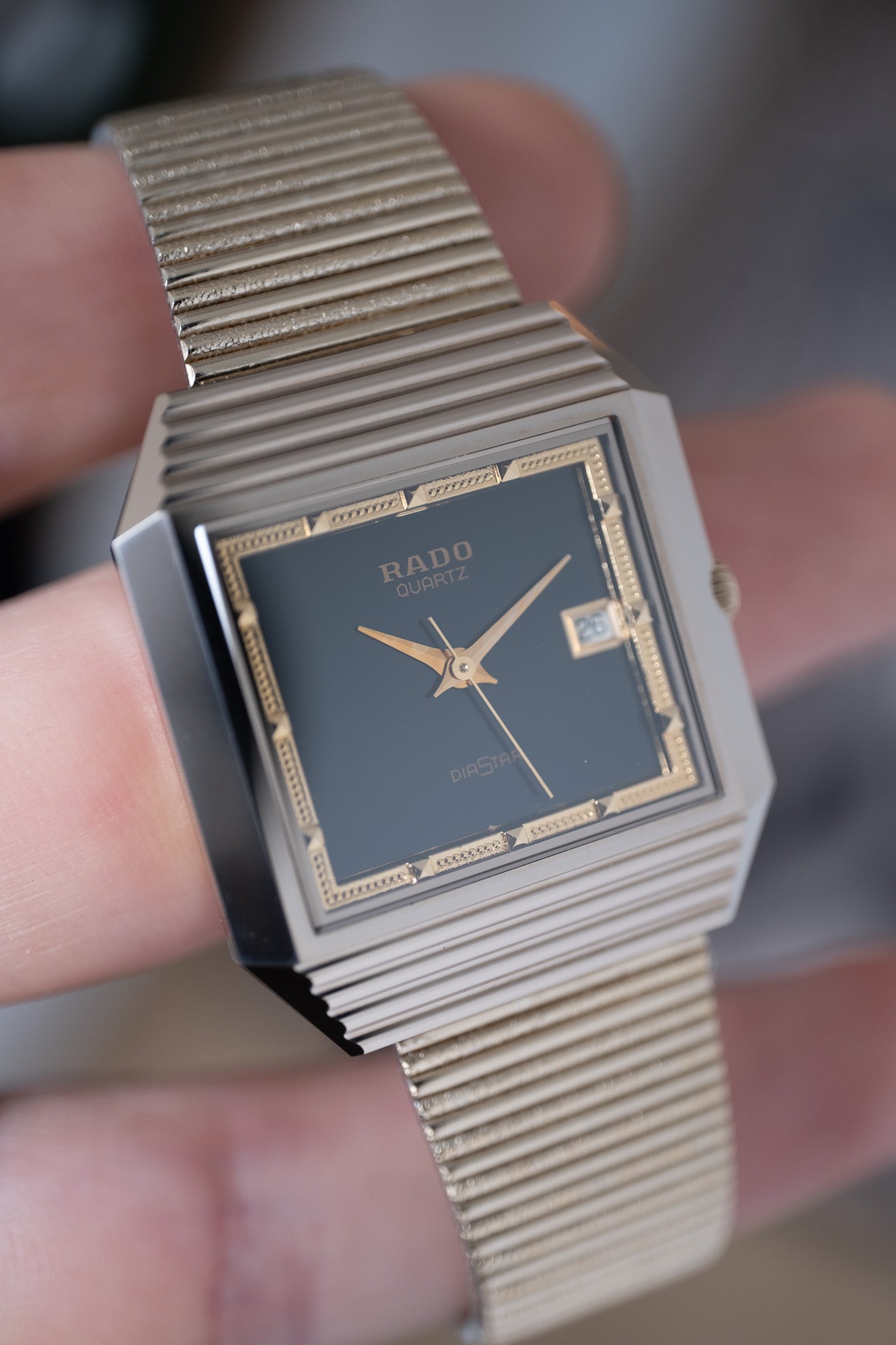 Rado Diastar Pyramid | Onyx dial, very 80's