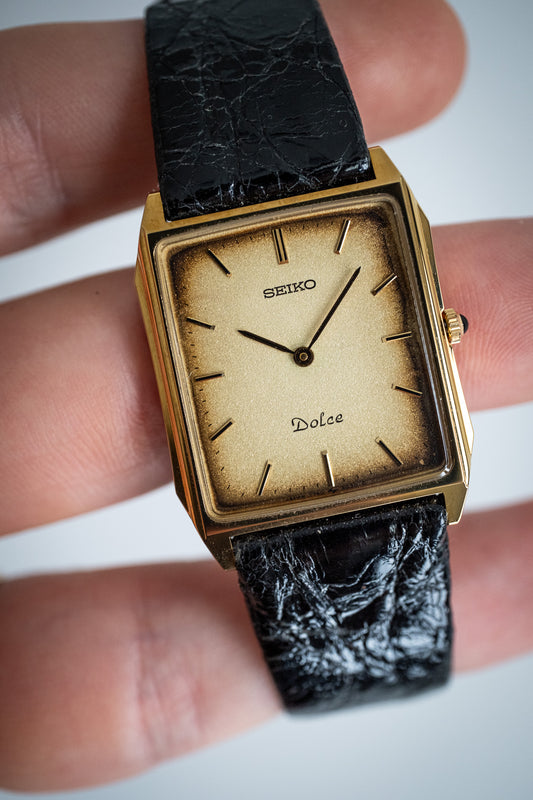 Seiko Dolce | March 1988, fumé dial, anniversary watch