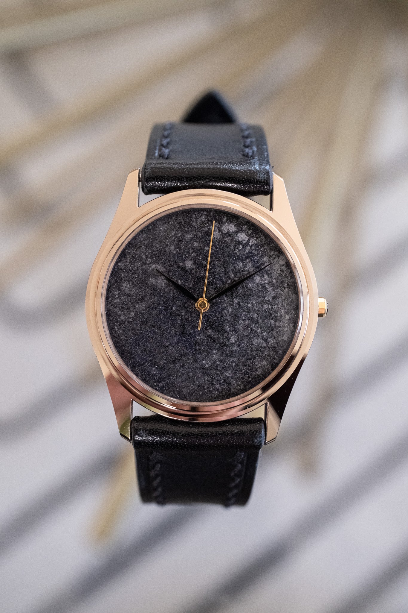 Custom "Nature" | Tungsten, textured moon dial