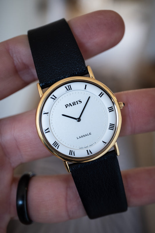 Seiko Lassale x Paris | August 1990, jumbo, ultra thin