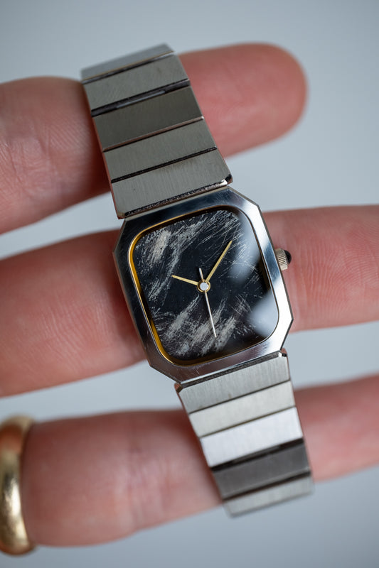 Custom Seiko Tank | February 1987, unique, tungsten