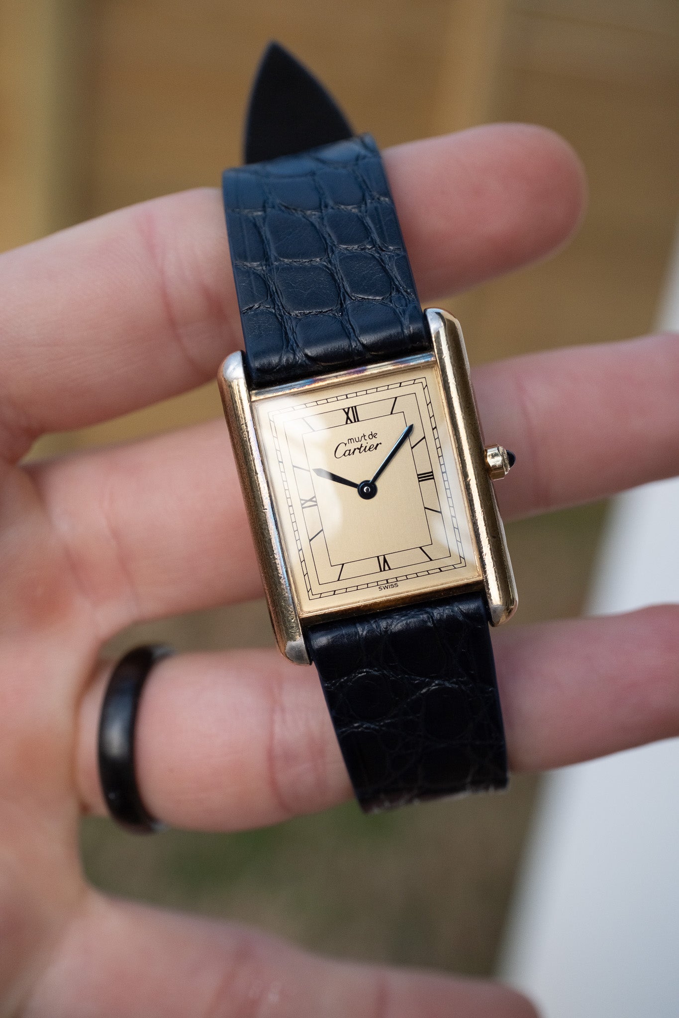 Cartier Tank | serviced, full kit, large size