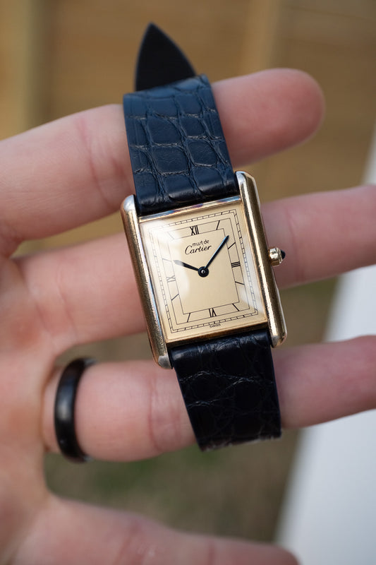 Cartier Tank | serviced, full kit, large size